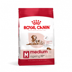 Croquettes pour chien moyen senior adulte Royal Canin 10+