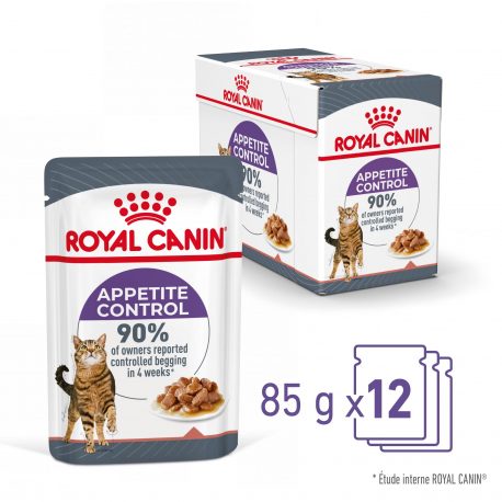 Sachet de bouchées en gelée pour chat Appetite Control 85gr