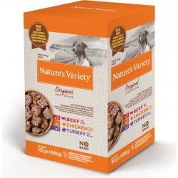 Nature's Variety Humide pour chien Mini Multipack 150Gr x 4