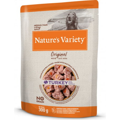 Nature's Variety Humide pour chien à la Dinde 300Gr