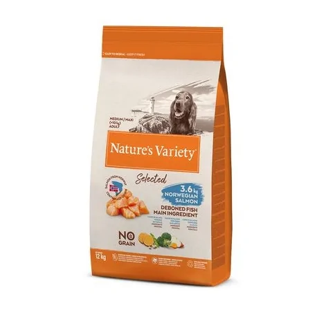 Nature's Variety pour chien Adulte Selected(sans céréales) au Saumon 2Kg