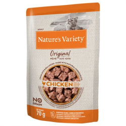 Nature's Variety Humide pour Chat No Grain(sans céréales) au Poulet 70 Gr