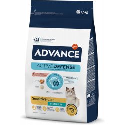 Advance pour chat Sensitive Stérilisé au Saumon 1,5Kg