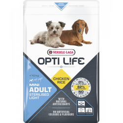 Croquettes pour petit chien light Opti Life