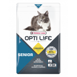 Croquette pour Chat Senior Opti Life 2.5 kgs