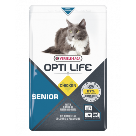 Croquette pour Chat Senior Opti Life 2.5 kgs