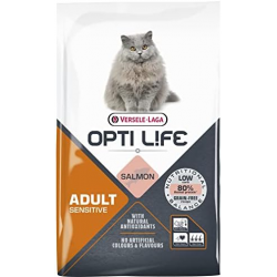 Croquette pour Chat Sensitive Opti Life 2.5 kgs