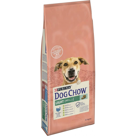 Croquettes chien ayant tendance à l'embonpoint Purina Dog Chow Light