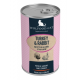 Boite pour chat sterilised Wolfood Dinde Lapin 400g