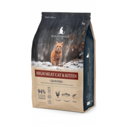 Wolfood pour Chat (sans céréales) High Meat Adulte & Chaton 3Kg