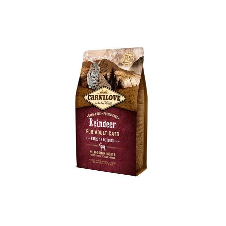 Carnicat (Carnilove) pour chat d'extérieur Outdoor Renne 2Kg