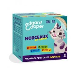 Edgard et Cooper Chat Multipack Morceaux 8 * 85 Gr