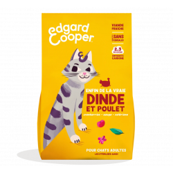 Croquette Edgard et Cooper Chat Dinde Poulet 2 kGS