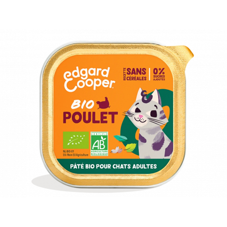 Boite Adulte Paté Organic 85 Gr : POULET