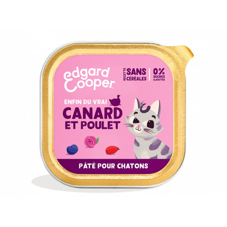 Boite Chaton Paté 85 Gr : CANARD POULET