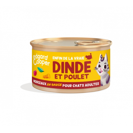 Boite Adulte Chunk 85 Gr : DINDE ET POULET