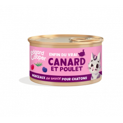 Boite Humide Chaton Canard Poulet 85 Gr