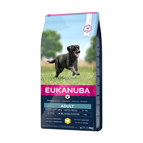 Croquettes pour chien adulte Eukanuba grandes races