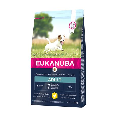 Croquettes pour petit chien adulte Eukanuba