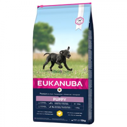 Croquettes pour chiot de grandes race Eukanuba 15Kg