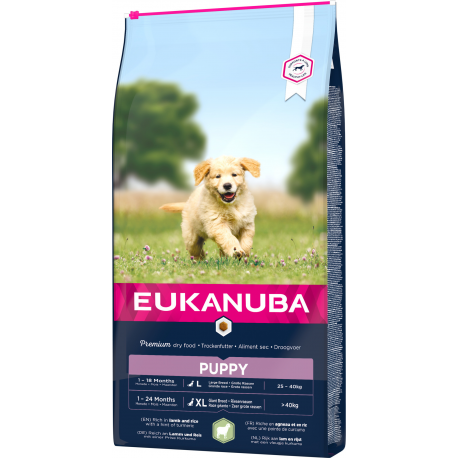 Euka Puppy Large  Agneau