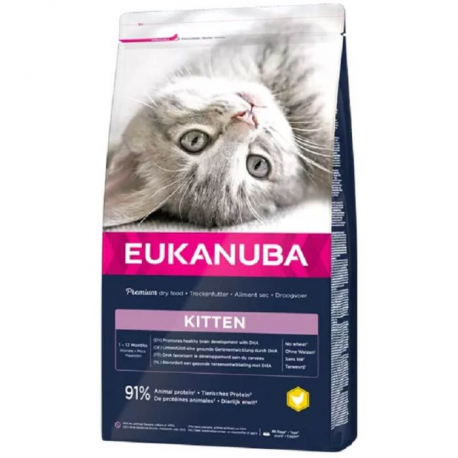 Croquettes pour chaton Eukanuba au poulet 2kg