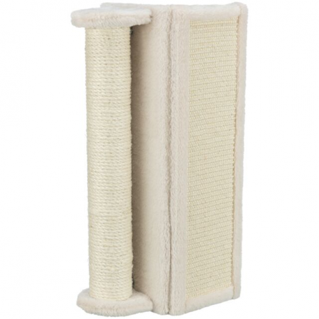 Griffoir pour angles avec poteau, 15  50  15 cm, beige