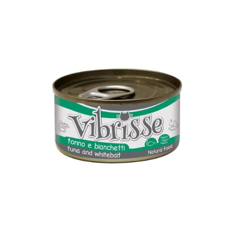 Boite humide pour chat vibrisse thon avec whitebait 70 g