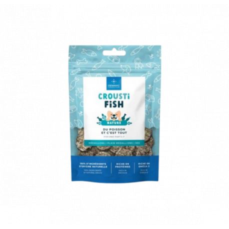 Friandises pour chien croustifish médaillons nature