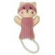 Peluche pour chien buddy hamster rose