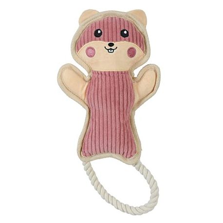 Peluche pour chien buddy hamster rose