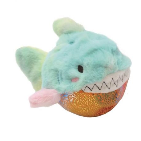 Jouet pour chien chromaball requin18 cm