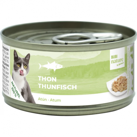 Boite humide pour chat Bubi Nature, thon