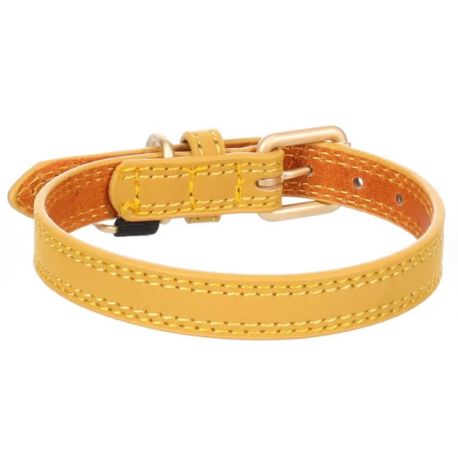 Collier pour chien virginia Jaune