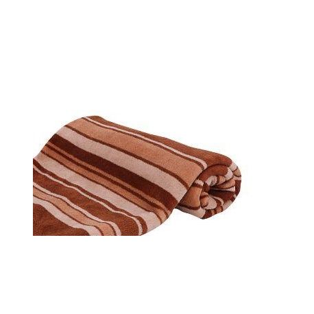 Couverture, fibre polaire douce, chien, marron