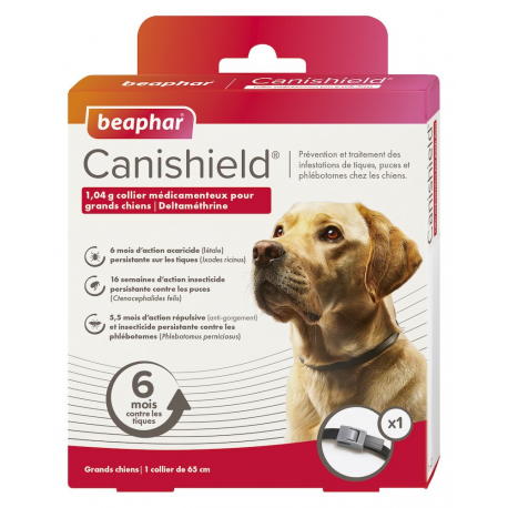 Collier antiparasitaires Canishield pour grand chien