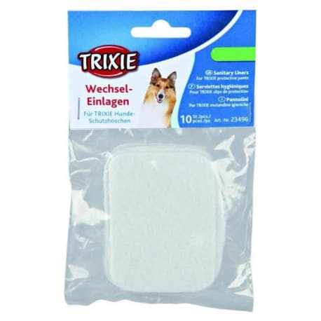 10 Serviettes hygiéniques pour slips de protection pour chien