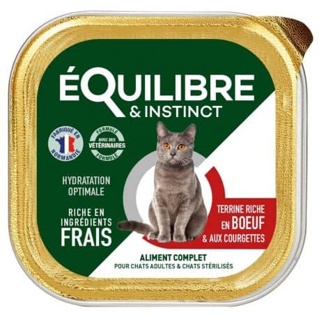 E&I BQ chat sterilisé 85gr : BOEUF